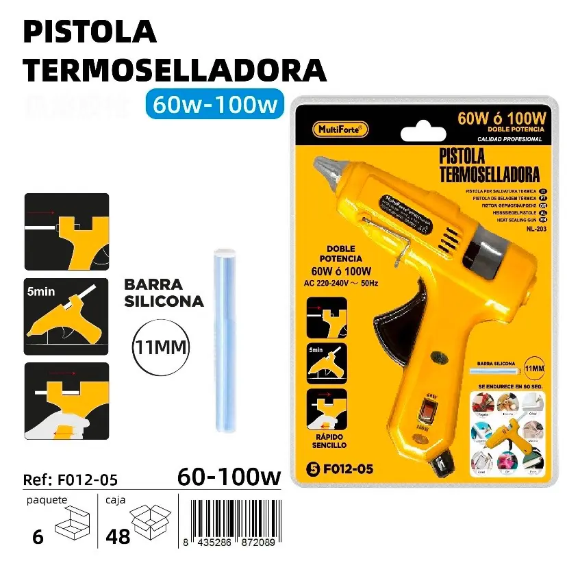 PISTOLA TERMOSELLADORA 60W-100W