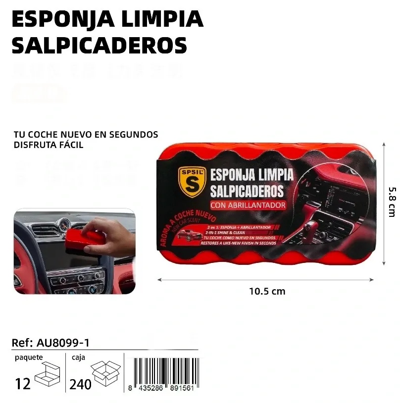 ESPONJA LIMPIA / ABRILLANTADOR SALPICADEROS SPSIL