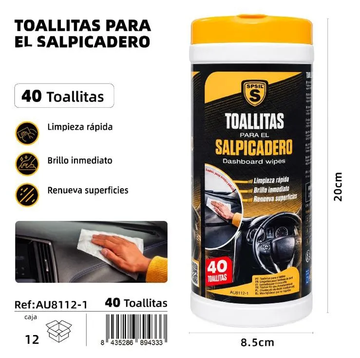 TOALLITAS BOTE LIMPIA SALPICADEROS SPSIL
