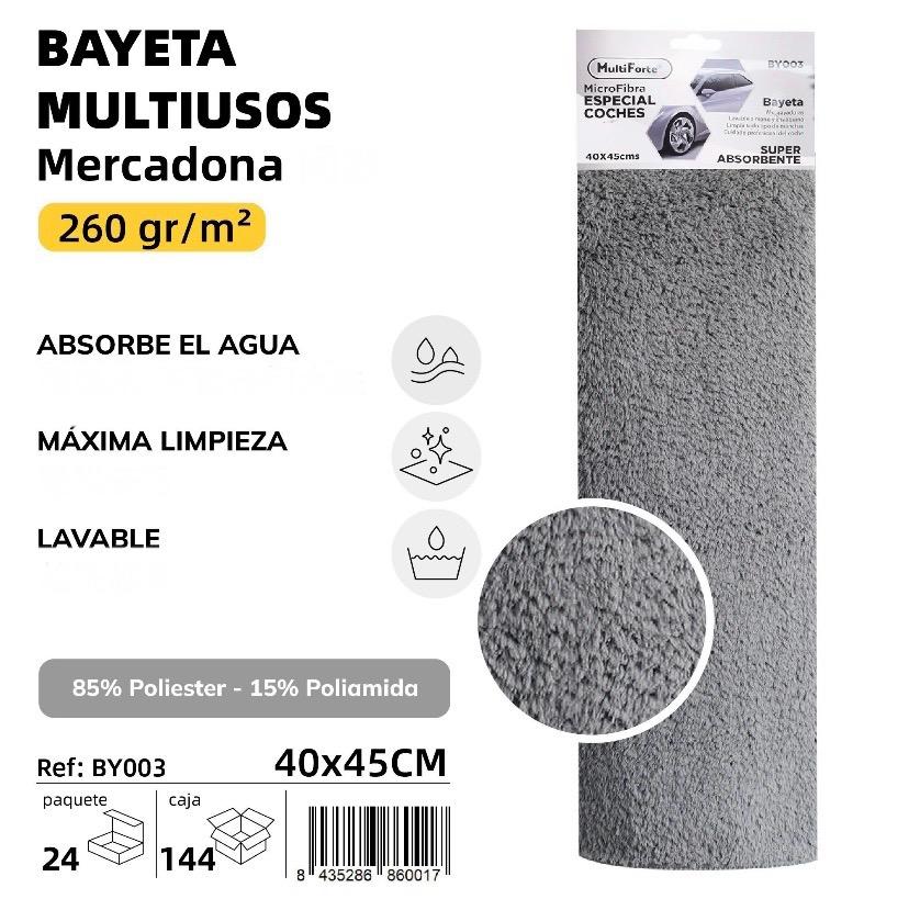 BAYETA MULTIUSOS 260gr/m2 40X45 CM.