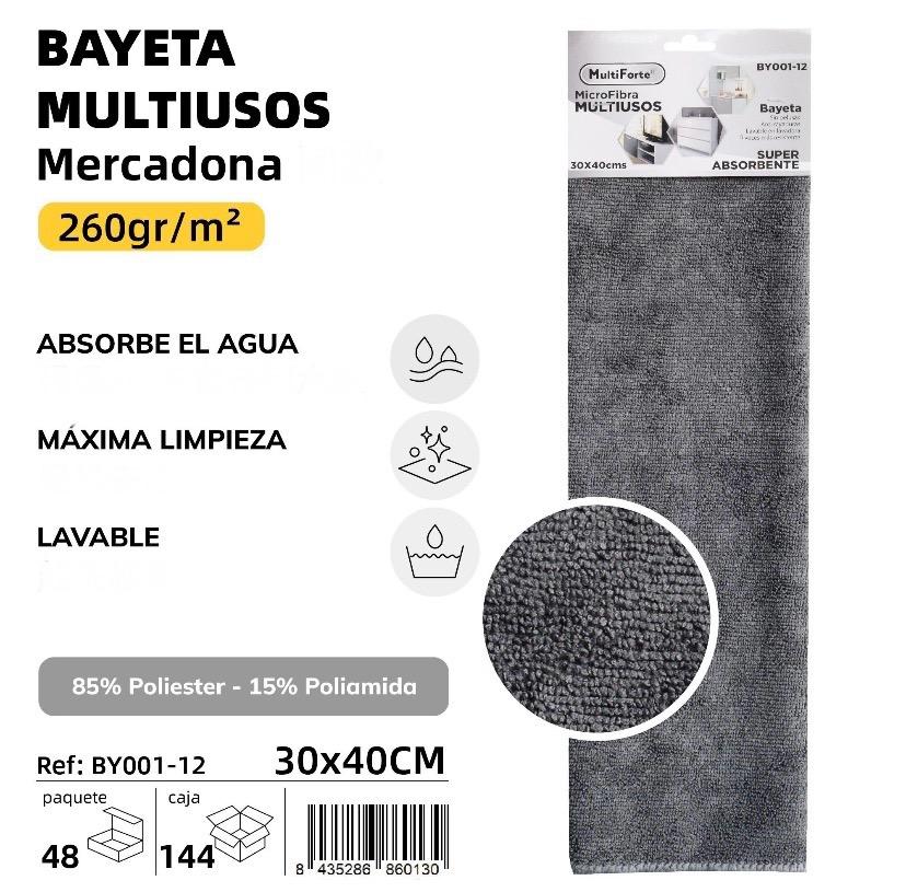 BAYETA MULTIUSOS 260gr/m2 30X40 CM.