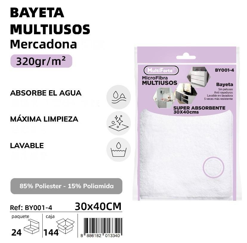 BAYETA MULTIUSOS 320gr/m2 30X40 CM.