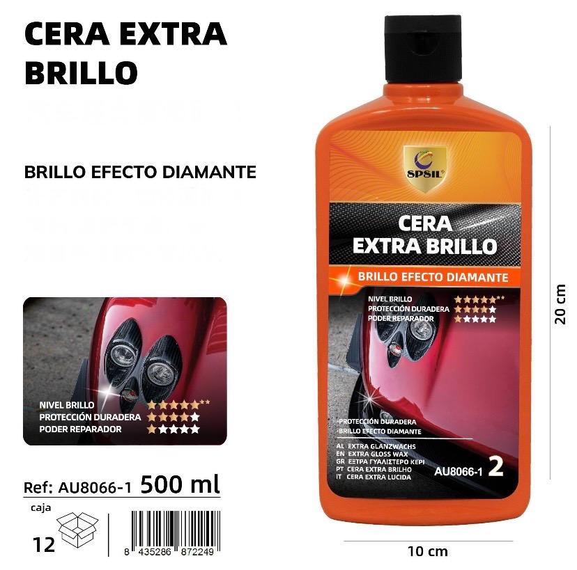 CERA EXTRA BRILLO 500 ML.