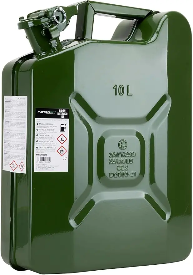 BIDÓN HOMOLOGADO METAL 10 LITROS