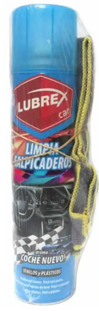 LIMPIA SALPICADEROS MAS BAYETA COCHE NUEVO 520 ML.
