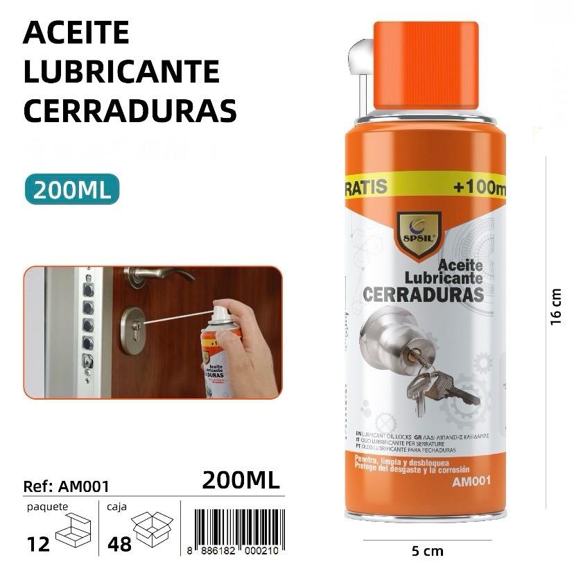 ACEITE LUBRICANTE CERRADURA 200 ML.