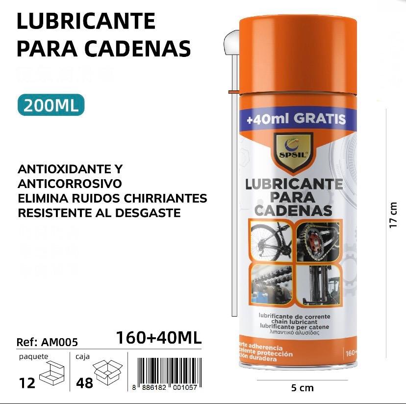 LUBRICANTE PARA CADENAS 200 ML.