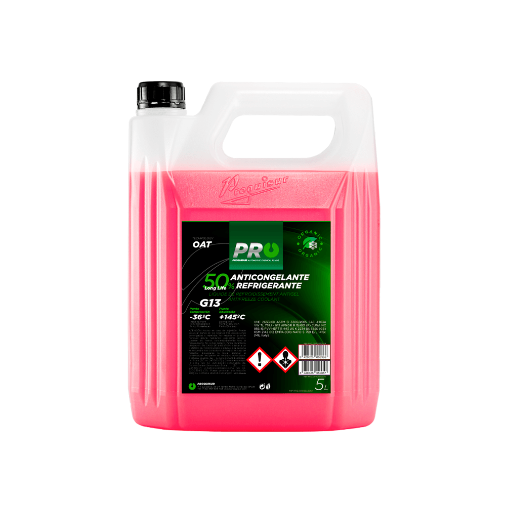 ANTICONGELANTE/REFRIGERANTE 50% ROSA 5L