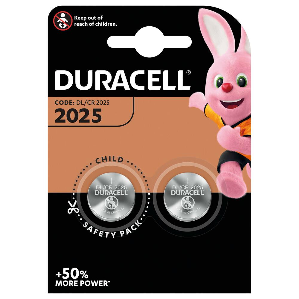 PILAS DURACELL CR2025 ( 2 UND. )