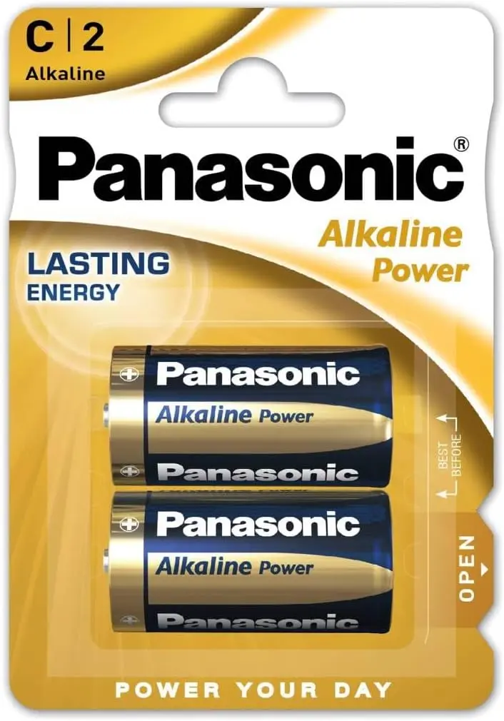 PILAS PANASONIC C (LR14) 2 UND.