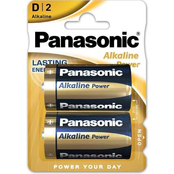 PILAS PANASONIC D (LR20) 2 UND.