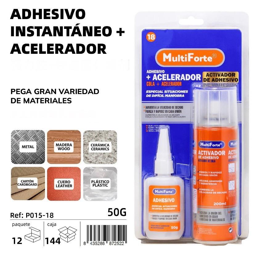 ADHESIVO INSTANTANEO + ACELERADOR 50G