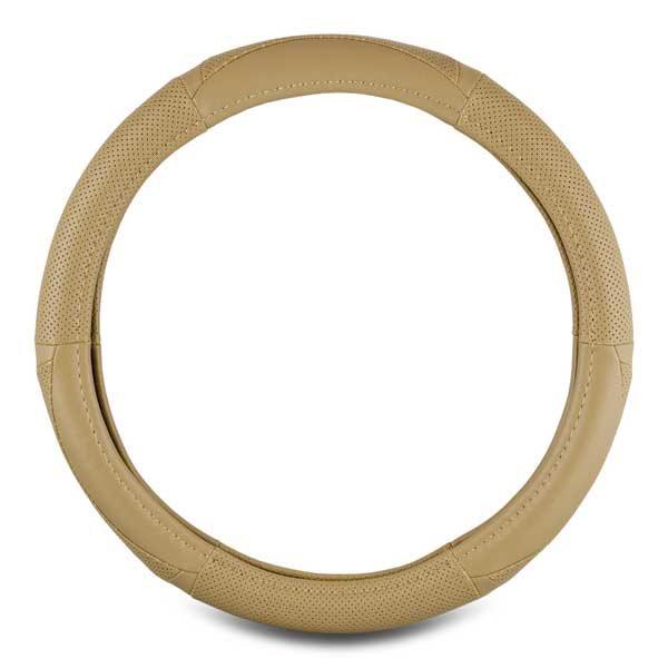 FUNDA VOLANTE PIEL BEIGE