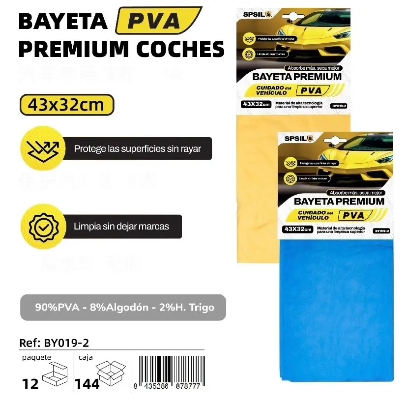 BAYETA PREMIUM PVA 43X32 CM.