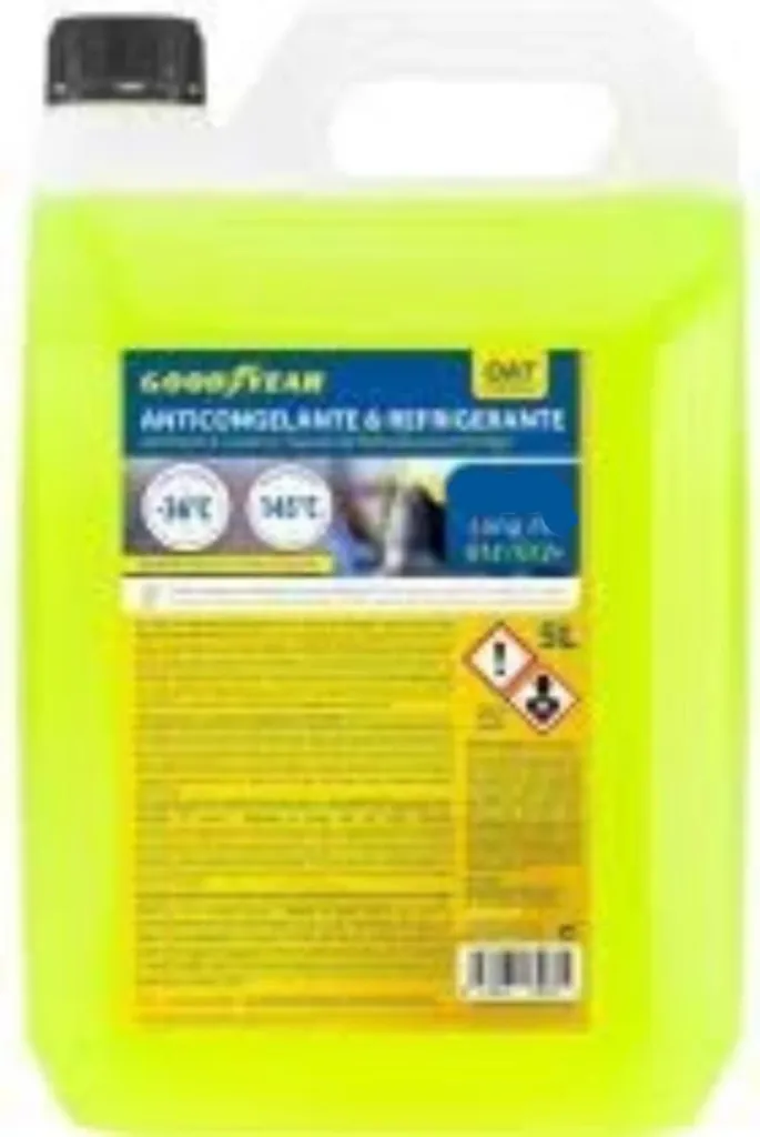 ANTICONGELANTE Y REFRIGERANTE GOOD YEAR AMARILLO 5L ( 10% )