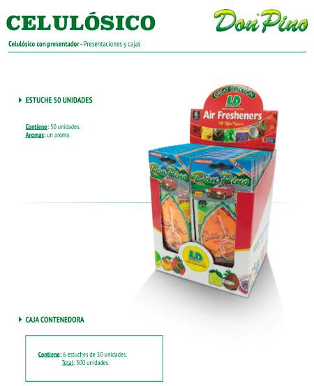 EXPOSITOR AMBIENTADOR CELULOSA DON PINO