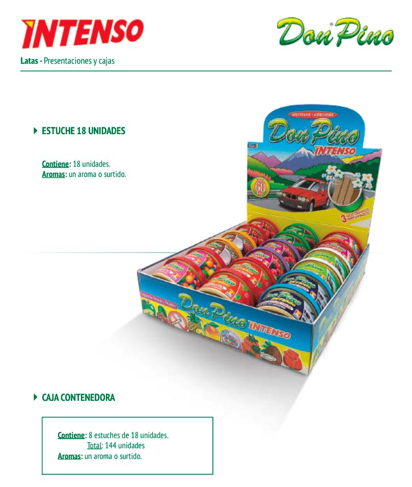 EXPOSITOR AMBIENTADOR LATA DON PINO