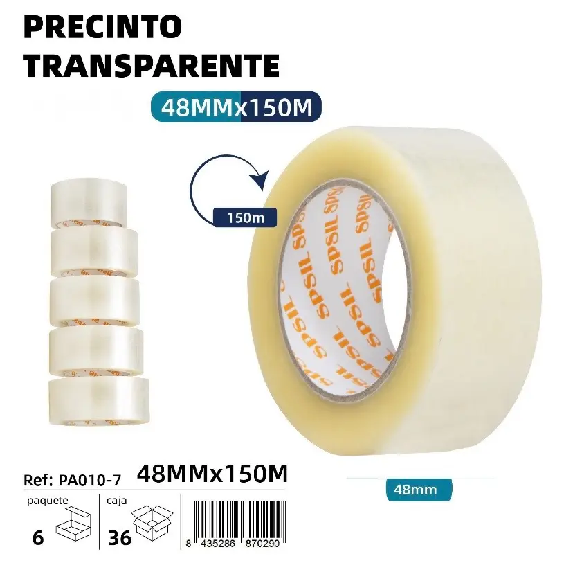 PRECINTO TRANSPARENTE