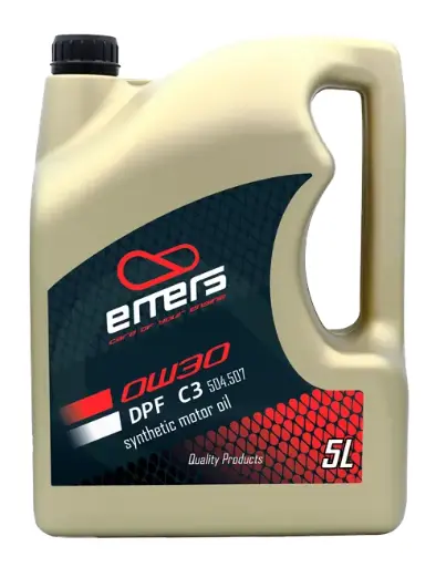 LUBRICANTE EMERS DPF / C-3 / 504.507 / 0W30 5 LITROS