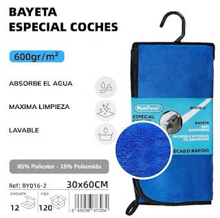 BAYETA ESPECIAL COCHE 600gr/m2 30X60 CM.