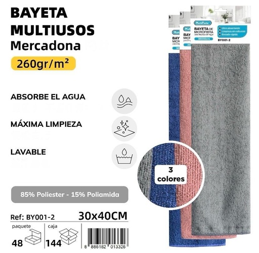 BAYETA MULTIUSOS 30X40 CM