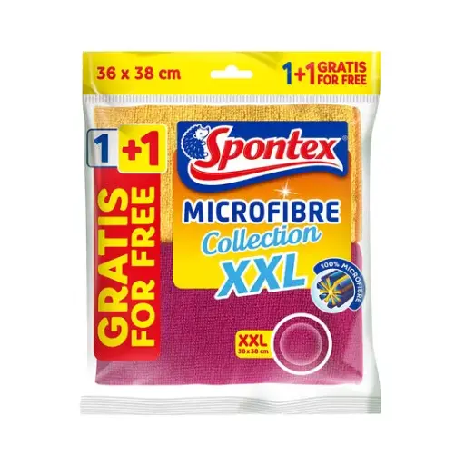 BAYETA SPONTEX 1+1 36X38 CM.