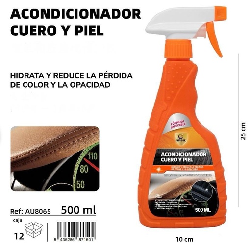 ACODICIONADOR CUERO Y PIEL 500 ML.