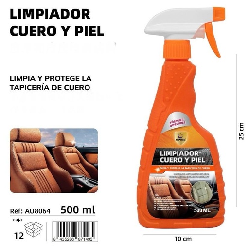 LIMPIADOR CUERO Y PIEL 500 ML