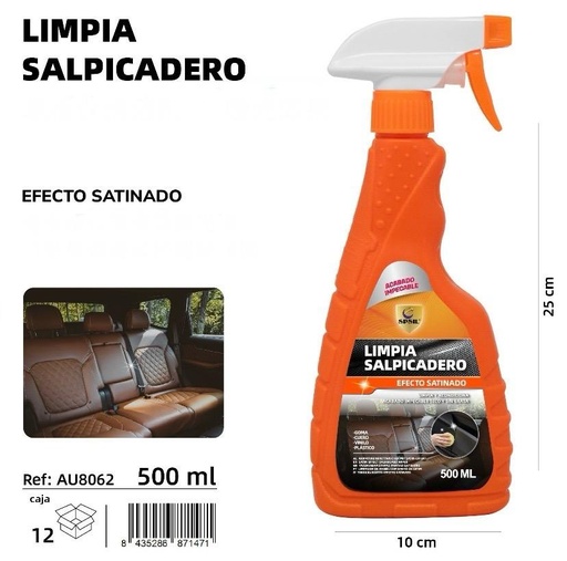 LIMPIA SALPICADERO EFECTO MATE 500 ML.