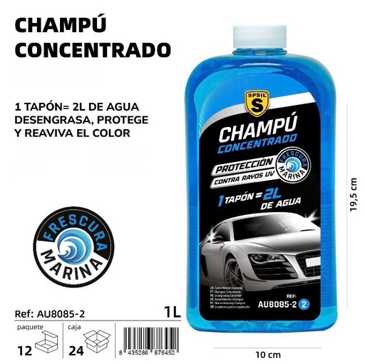 CHAMPÚ CONCENTRADO MARINA 1 LITRO