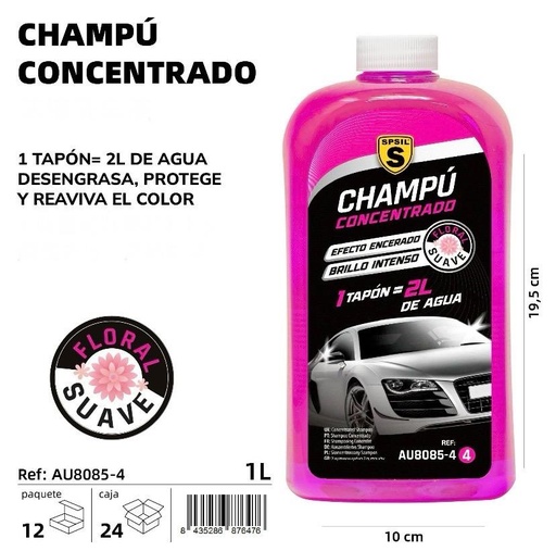 CHAMPÚ CONCENTRADO SUAVE 1 LITRO