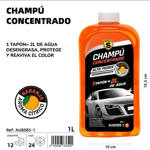 CHAMPÚ CONCENTRADO CITRICO 1 LITRO
