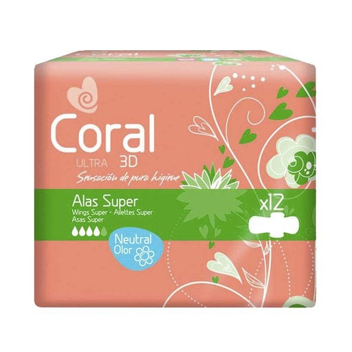 COMPRESAS CORAL ULTRA 12 UND.
