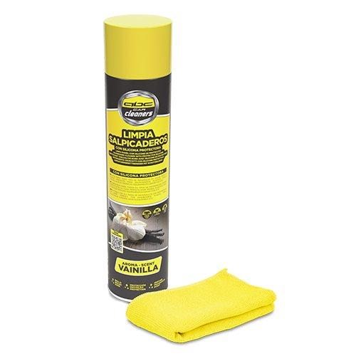 LIMPIA SALPICADEROS CON BAYETA / VAINILLA / 780 ML.