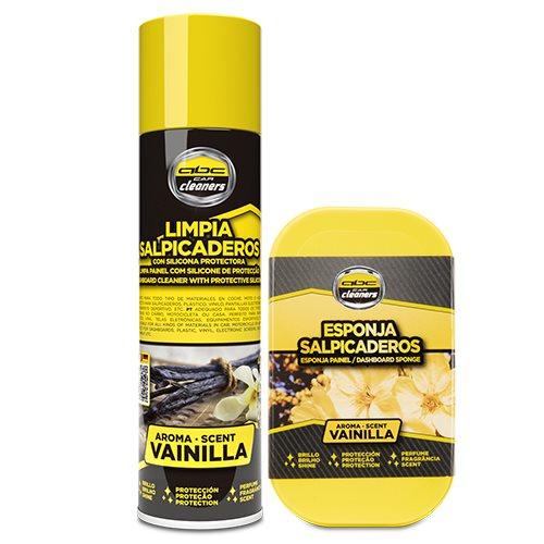 LIMPIA SALPICADEROS MAS ESPONJA VAINILLA 250 ML.