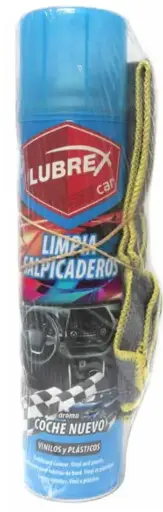 LIMPIA SALPICADEROS MAS BAYETA COCHE NUEVO 520 ML.