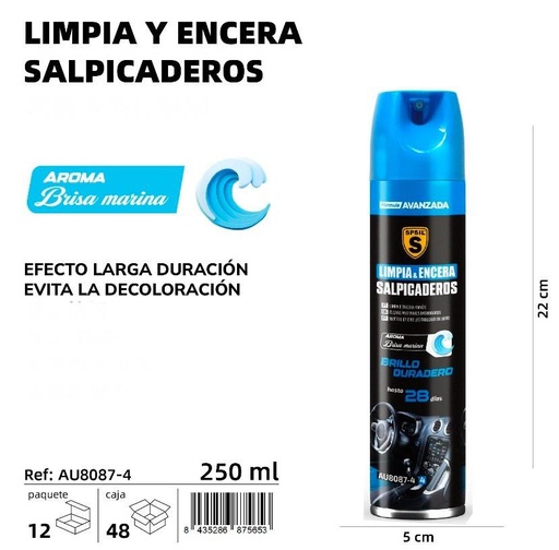 LIMPIA Y ENCERA SALPICADEROS BRISA 250 ML.
