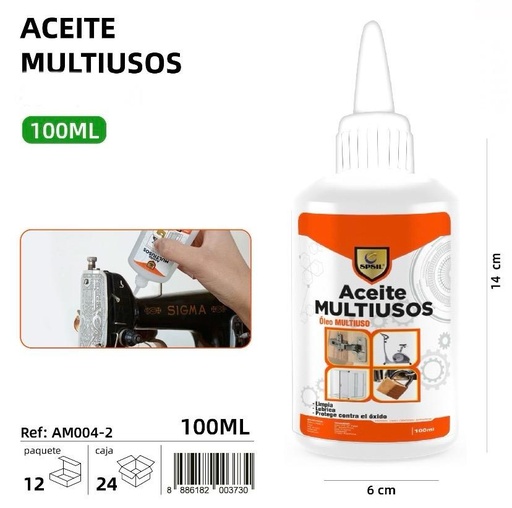 ACEITE MULTIUSOS 100 ML.