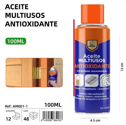 ACEITE MULTIUSOS ANTIOXIDANTE 100 ML.