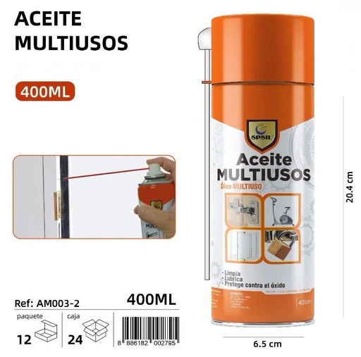 ACEITE MULTIUSOS 400 ML.
