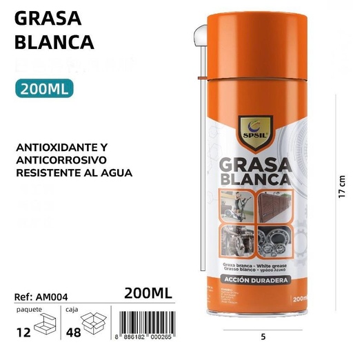 GRASA BLANCA 200 ML.
