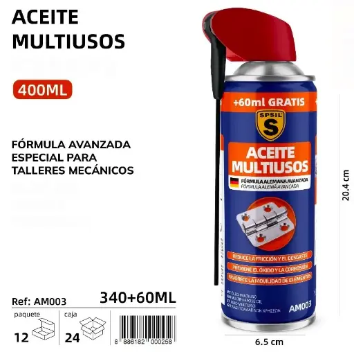ACEITE MULTIUSOS 400 ML.