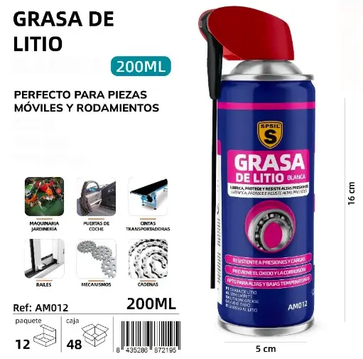 GRASA DE LITIO 200 ML.