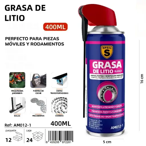 GRASA DE LITIO 400 ML.