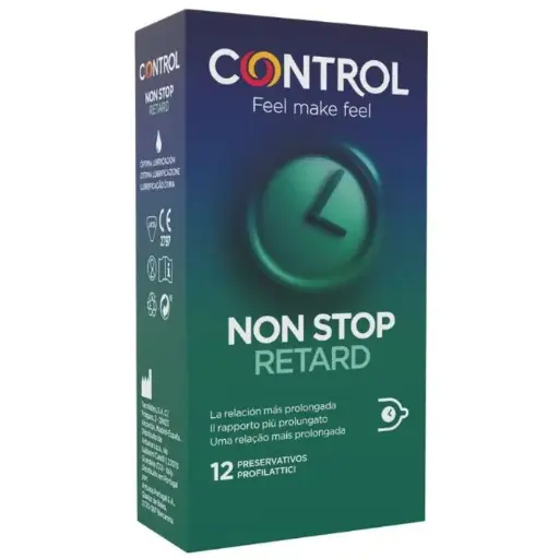 PRESERVATIVOS CONTROL NON STOP RETARD 12 UND.