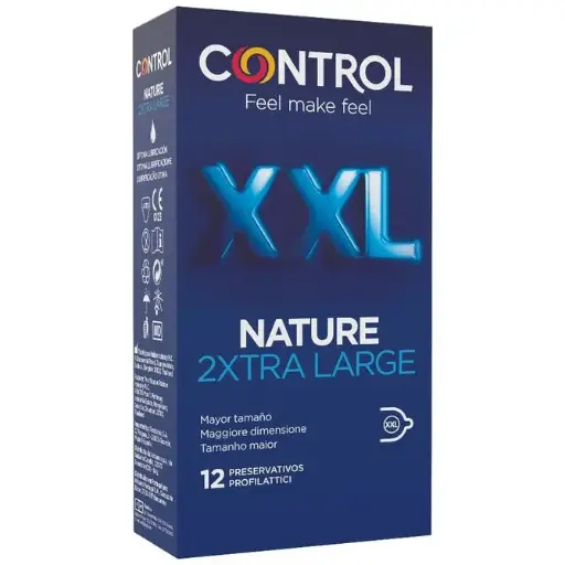 PRESERVATIVOS CONTROL NATURE XXL 12 UND.