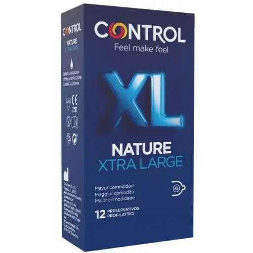 PRESERVATIVOS CONTROL ADAPTA NATURE XL 12 UND.