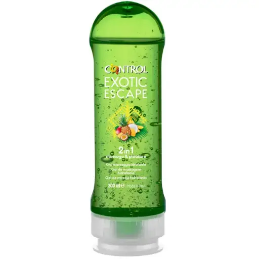 CONTROL GEL 2 EN 1 EXOTIC ESCAPE 200 ML.