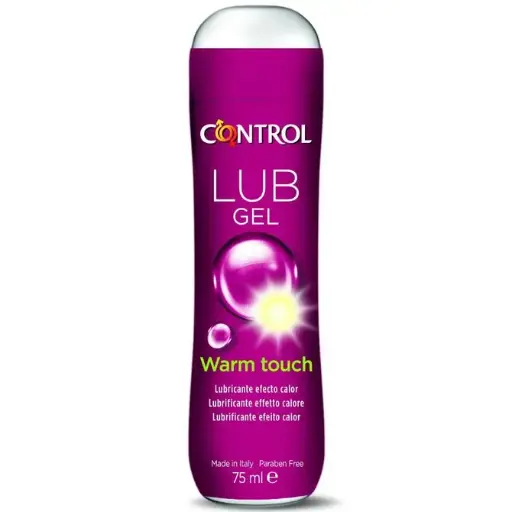 CONTROL GEL LUBRICANTE EFECTO CALOR 75 ML.