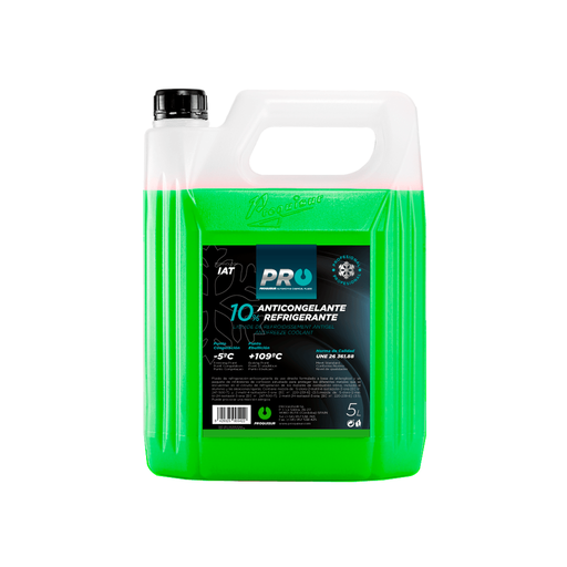 ANTICONGELANTE/REFRIGERANTE 10% VERDE 5L